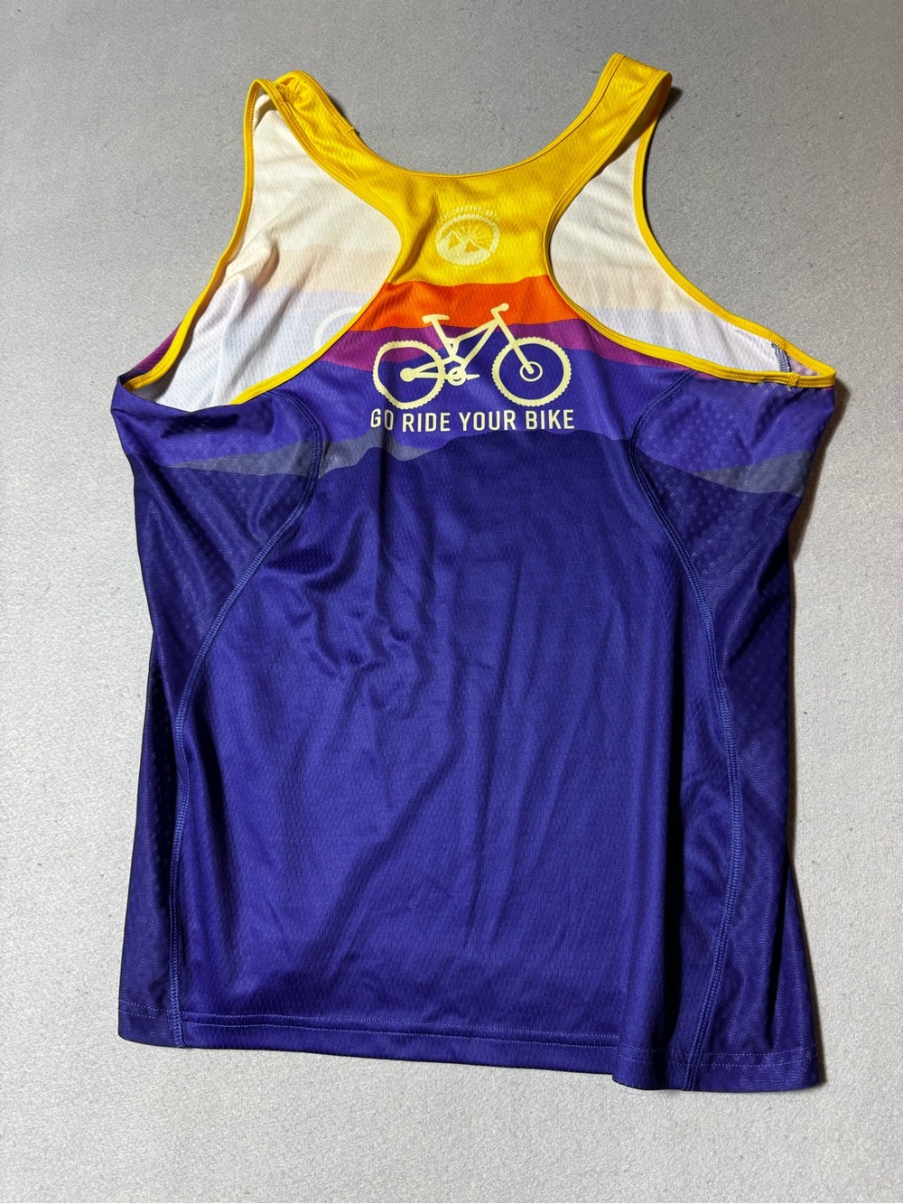 Native Yellow Racerback Athletic Tank - Picture 4 of 5